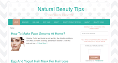 Desktop Screenshot of naturalbeautytips.co